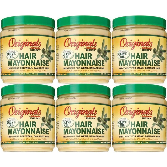 Originals by Africa's Best Hair Mayonnaise with Olive Oil 426g - Pack of 6