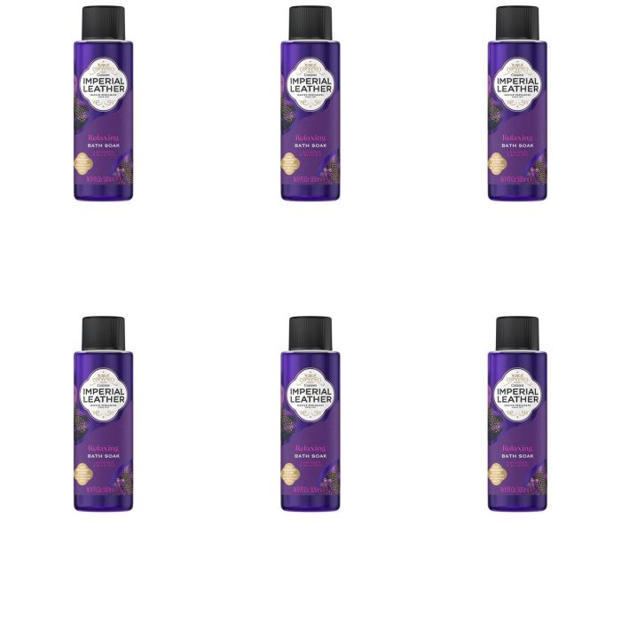 Imperial Leather Relaxing Bath Soak 500ml - Pack of 6