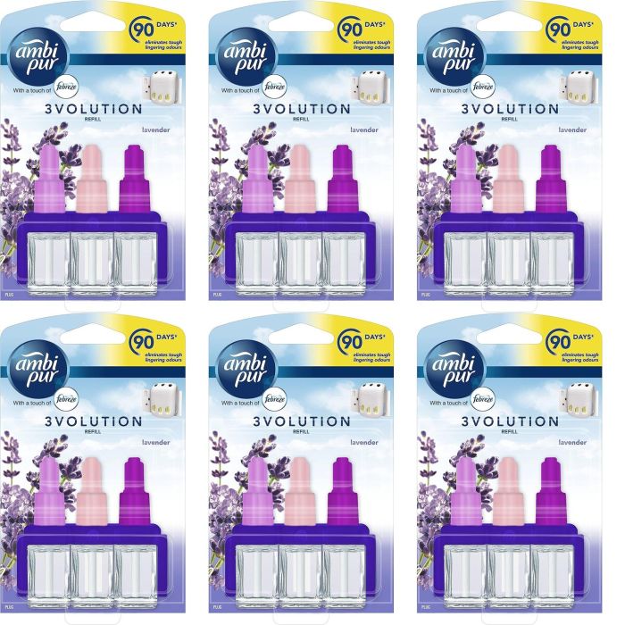 Ambi Pur Febreze 3Volution Plug In Refill Lavender 20ml