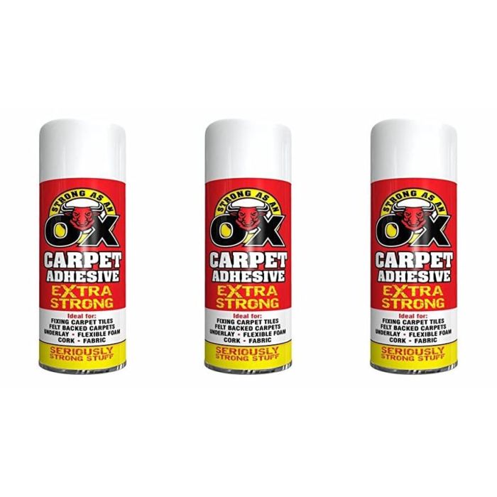 SAAO Extra Strong Carpet Adhesive 500ML - Pack of 3