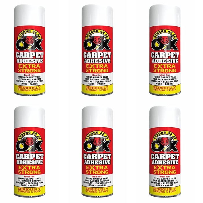 SAAO Extra Strong Carpet Adhesive 500ML - Pack of 6