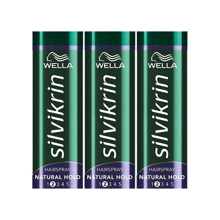 Silvikrin Classic Hairspray Natural Hold 250ml - Pack of 3