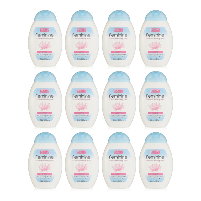 Beauty Formulas Feminine Intimate Cleaning Wash 250ml - Pack of 12