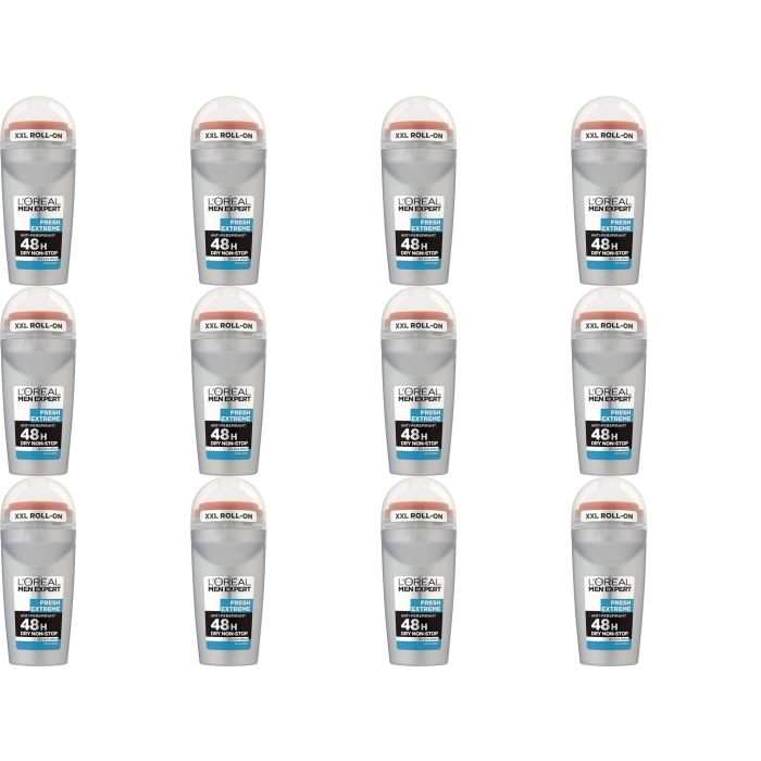 Loreal Men Expert Roll On Fresh Extreme 50ml - Pack of 12