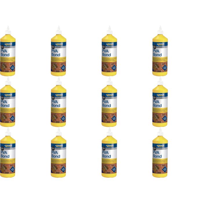 Everbuild 501 Universal PVA Bond 500ml - Pack of 12