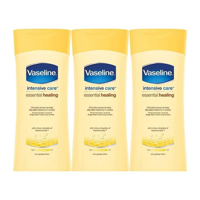Vaseline Intensive Care Essential Healing Body Lotion 200ml bottle
