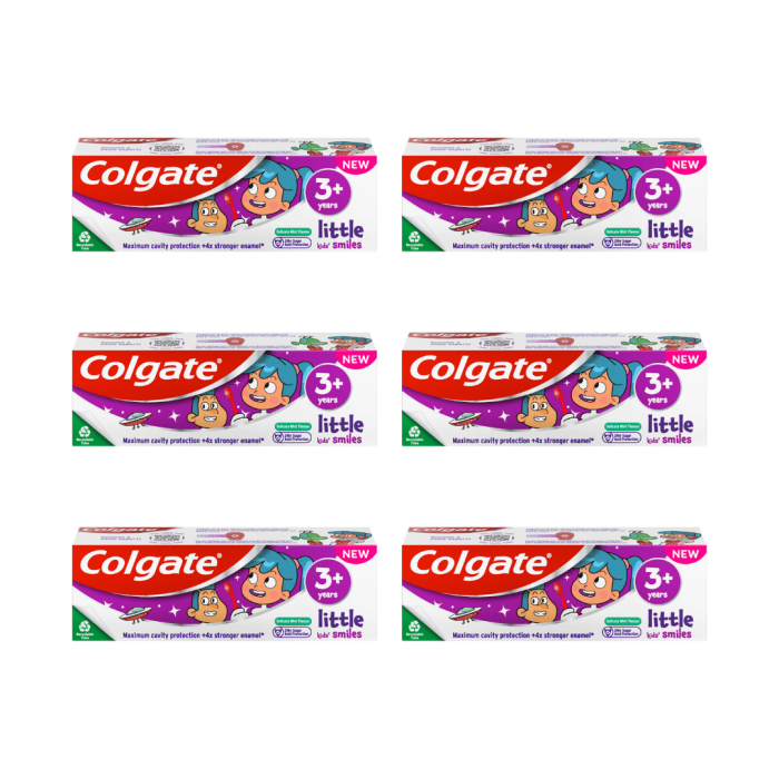 Colgate Kids 3-5 Years Toothpaste 50ml - Pack of 6