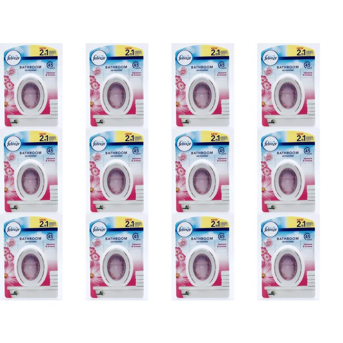 Febreze Bathroom Gel Air Freshener Blossom & Breeze 7.5ml bottle
