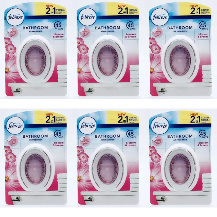 Febreze Bathroom Gel Air Freshener Blossom & Breeze 7.5ml bottle
