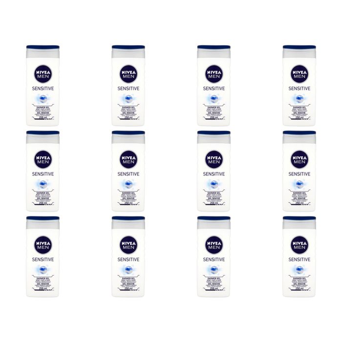 Nivea Men Sensitive Shower Gel 250ml - Pack of 12