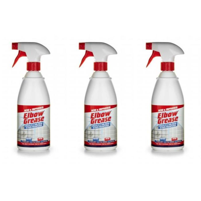 Elbow Grease Mould And Mildew Stain Remover Spray 700ml - Pack of 3