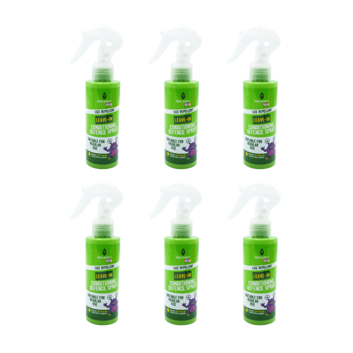 Escenti Kids Leave In Conditioning Defence Spray - Pack of 6