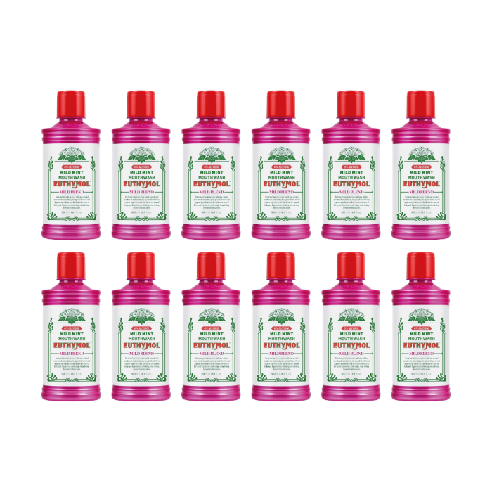 Euthymol Mild Mint Mouthwash 500ml
