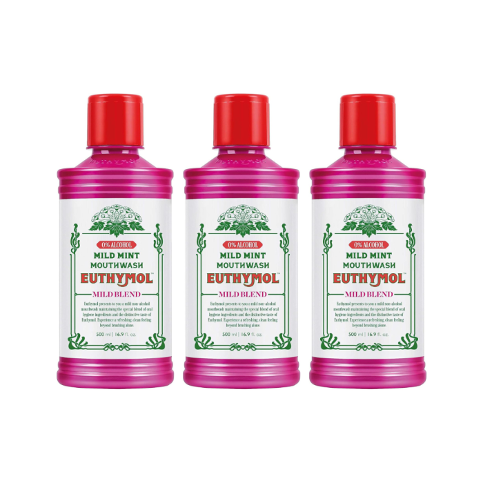 Euthymol Mild Mint Mouthwash 500ml
