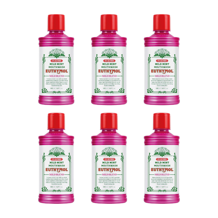 Euthymol Mild Mint Mouthwash 500ml
