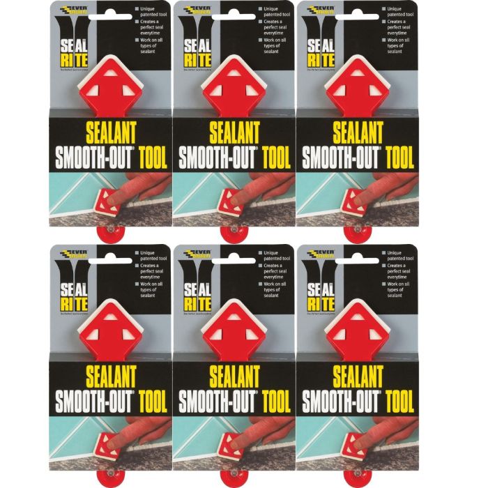 Everbuild Seal Rite Sealant Smooth Out Tool - Pack of 6