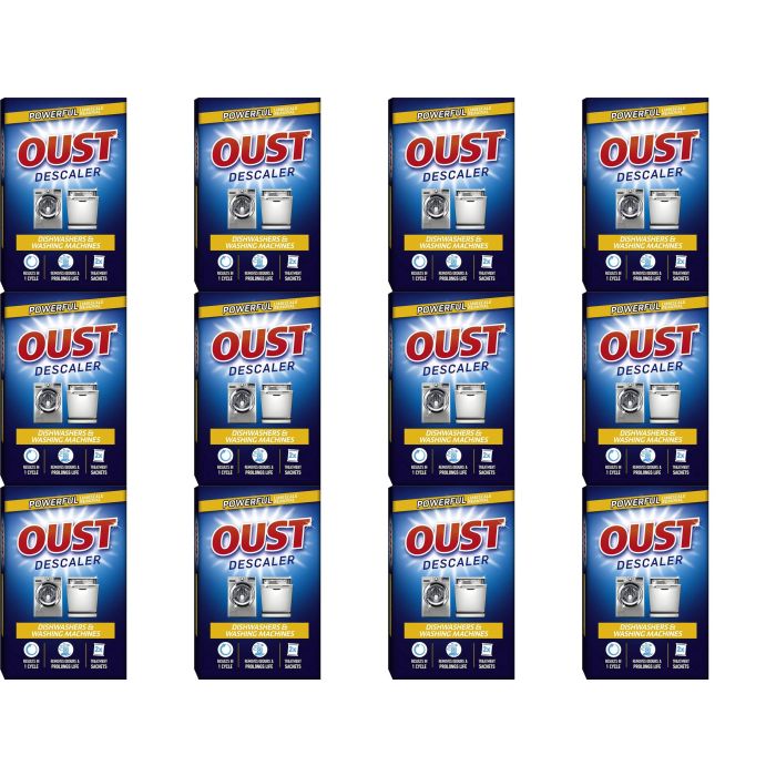 Oust Dishwasher & Washing Machine Descaler (2 Sachets) - Pack of 12