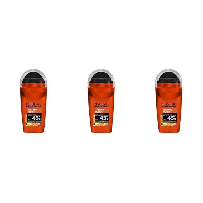 Loreal Paris Men Expert Thermic Resist Roll-On 50ml - Pack of 3