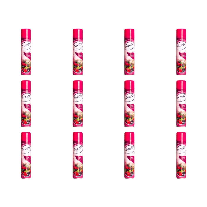Insette Air Freshener Spray Wild Berries 300ml - Pack of 12