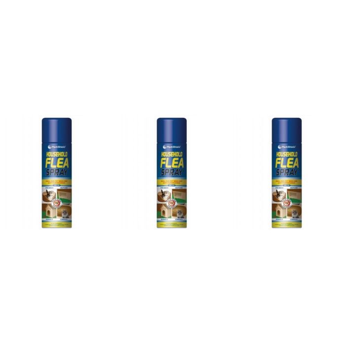 Pestshield Household Flea Spray 200ml spray bottle for home flea treatment

