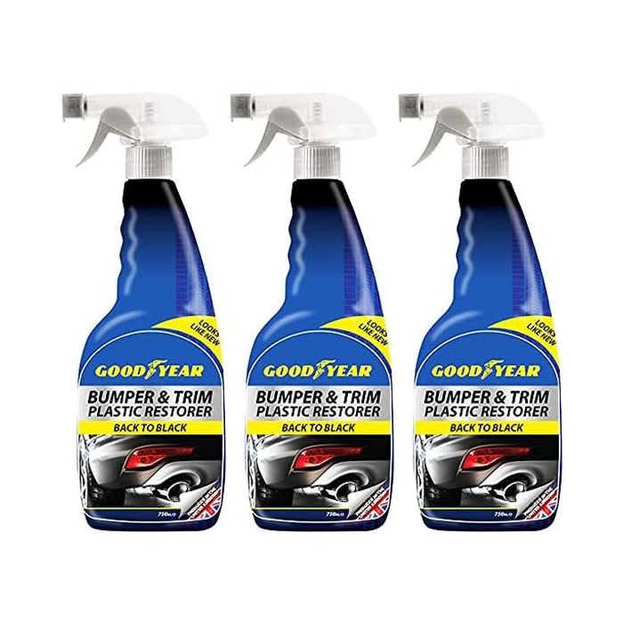 Goodyear Bumper & Trim Plastic Restorer 750ml - Pack of 3