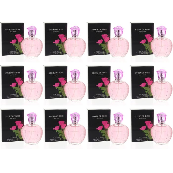 Story Of Rose Pour Femme Eau De Parfum Women's Perfume 100ml - Pack of 12