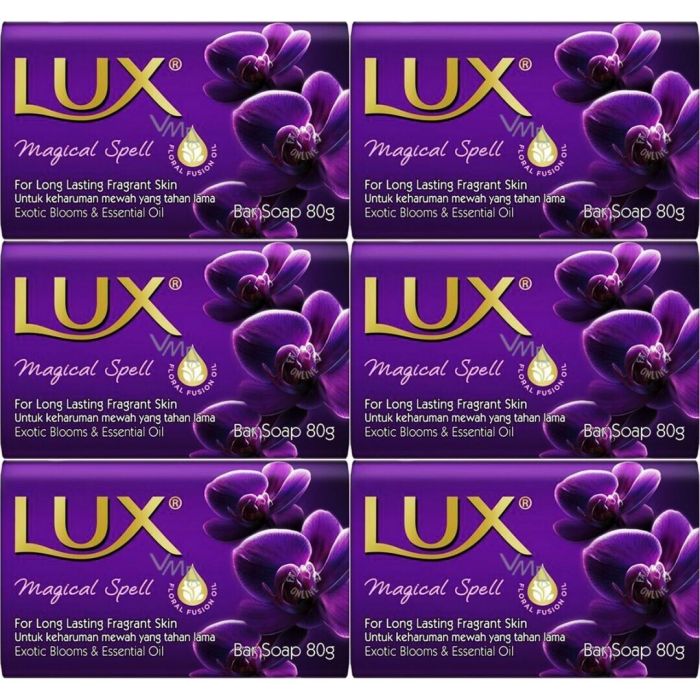 Lux Bar Soap Magical Spell 80g - Pack of 6