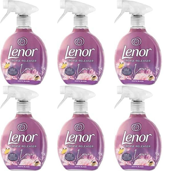 Lenor Crease Releaser Exotic Bloom 500ml - Pack of 6
