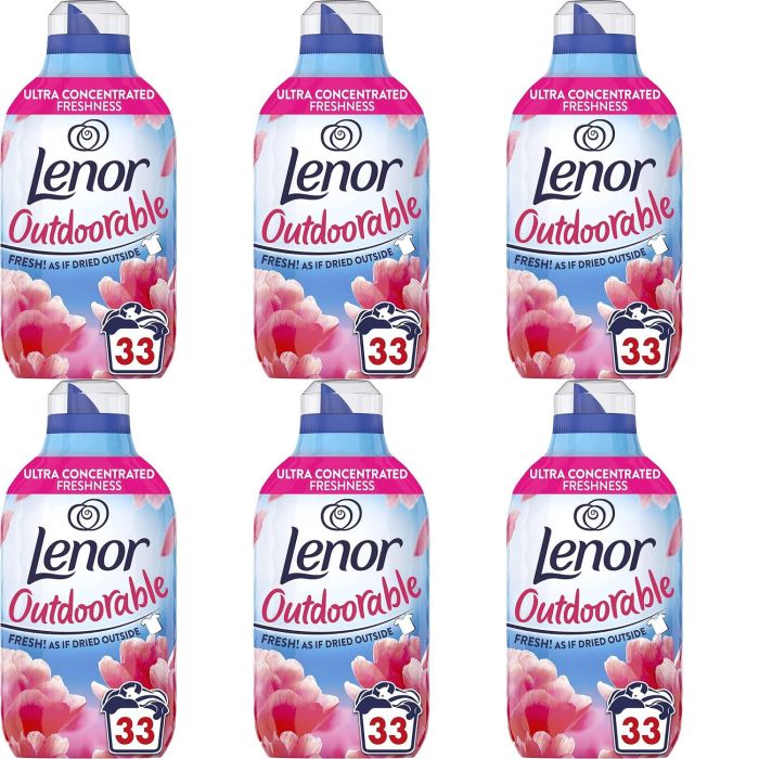 Lenor Outdoorable Pink Blossom 33 Washes 462 ml - Pack of 6