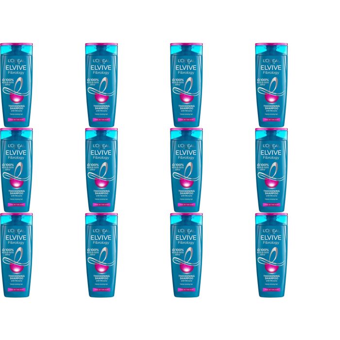 L'Oreal Elvive Fibrology Thickening Shampoo 250ml - Pack of 12