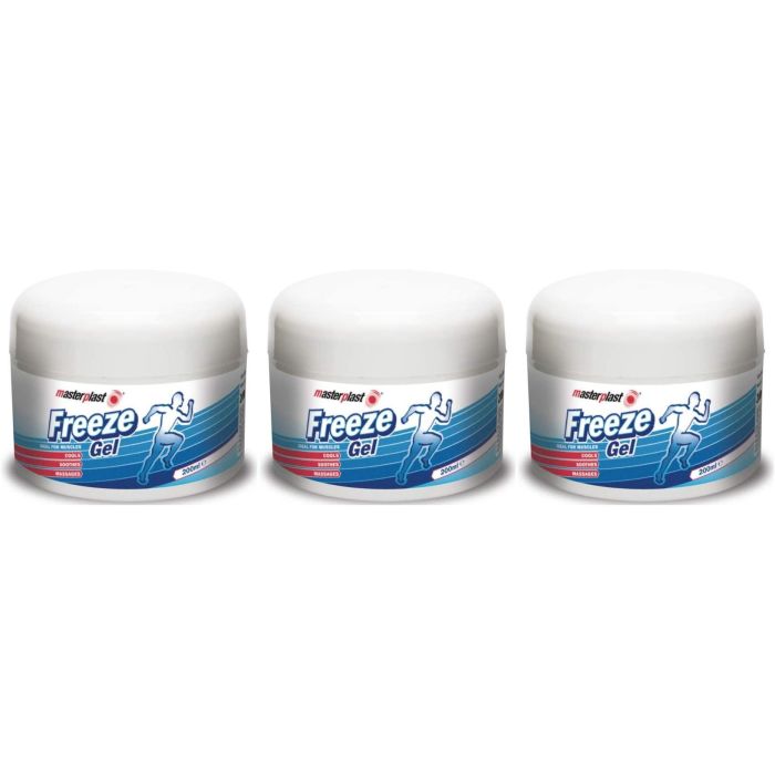 Masterplast Freeze Gel Muscle Relief & Comfort 200ml - Pack of 3