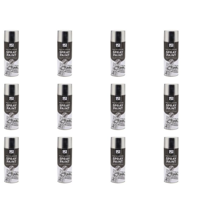 151 Chrome Gloss Finish Multipurpose Spray Paint 400ML - Pack of 12