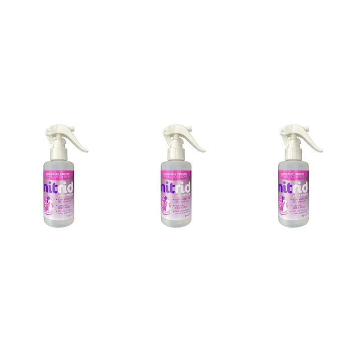 Nitrid Head Lice Treatment with Licerum 120ml - Pack of 3