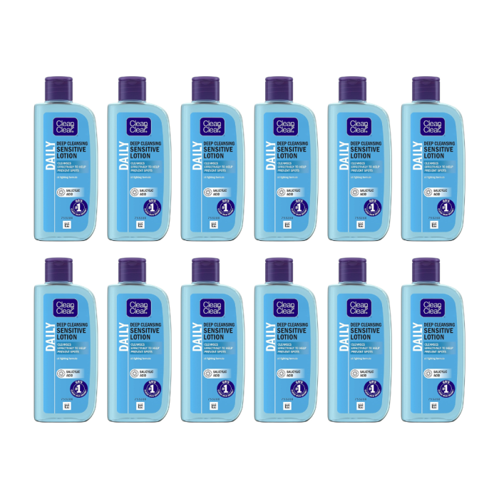 Clean & Clear Deep Cleansing Oil Fighting Formula Sensitive Lotion 200ml