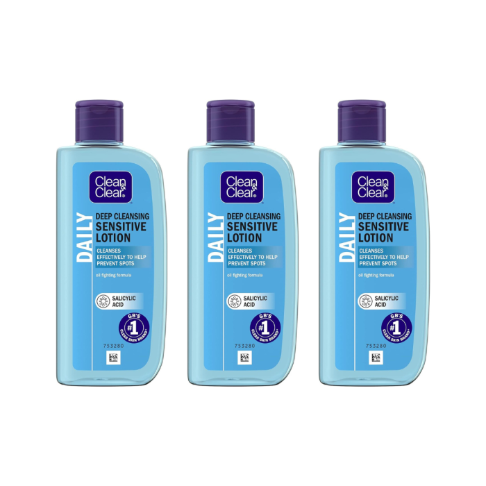 Clean & Clear Deep Cleansing Oil Fighting Formula Sensitive Lotion 200ml