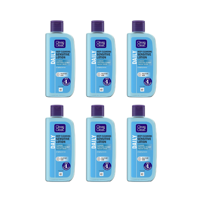 Clean & Clear Deep Cleansing Oil Fighting Formula Sensitive Lotion 200ml