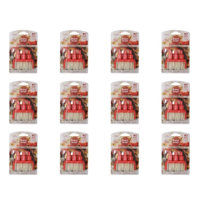 Perfect Scents Apple & Cinnamon 3 Scents Air Freshener Refill 20ml on a clean white background
