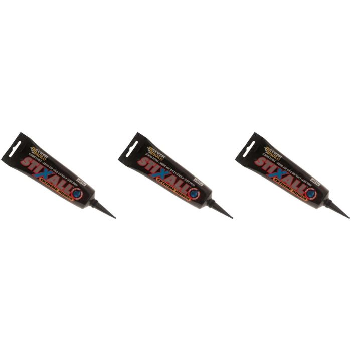 Everbuild Stixall Crystal Clear Sealant And Adhesive 80ml - Pack of 3