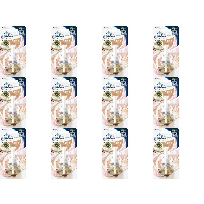 Glade Electric Plug In Scented Oil Refill Vanilla Blossom 20ml - Pack of 12