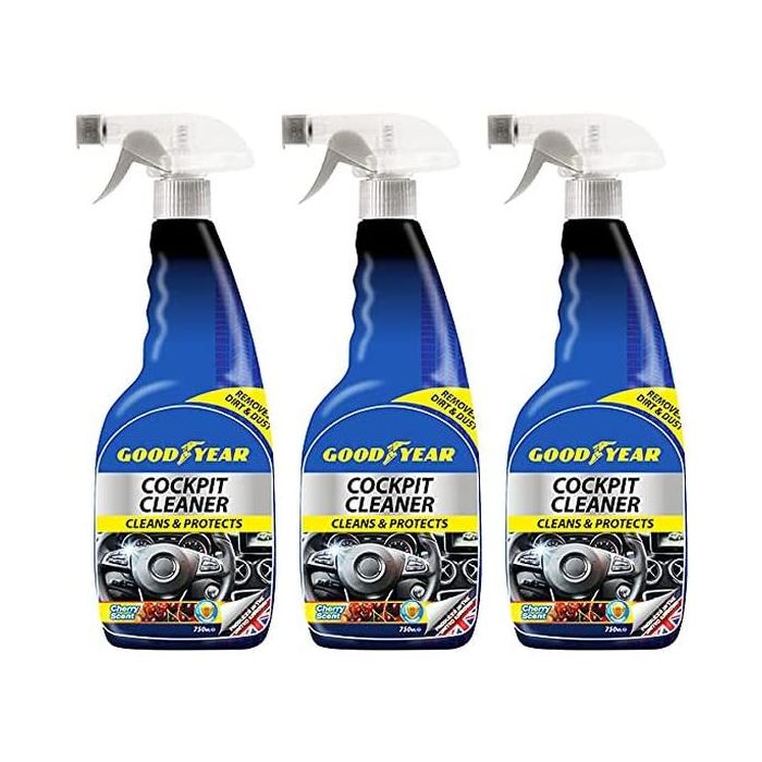 Goodyear Cockpit Cleaner Cherry 750ml - Pack of 3