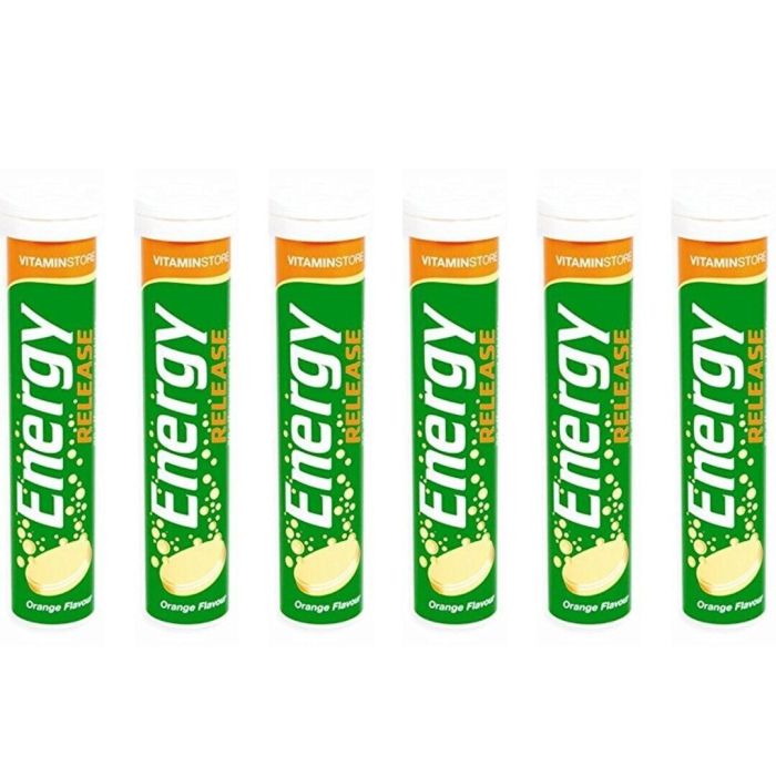 Stalwart Energy Release Tablets Orange Flavor 20 Tab - Pack of 6