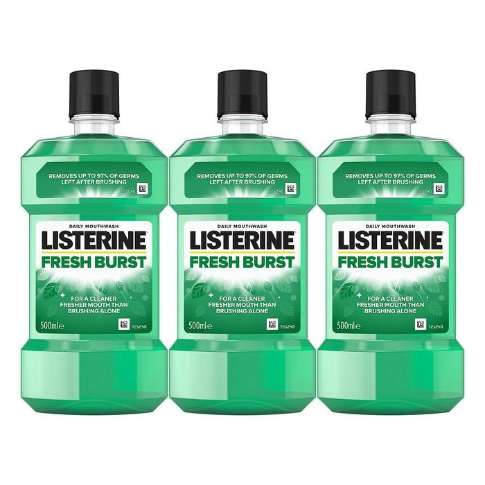 Listerine Fresh Burst Mouthwash 500ML