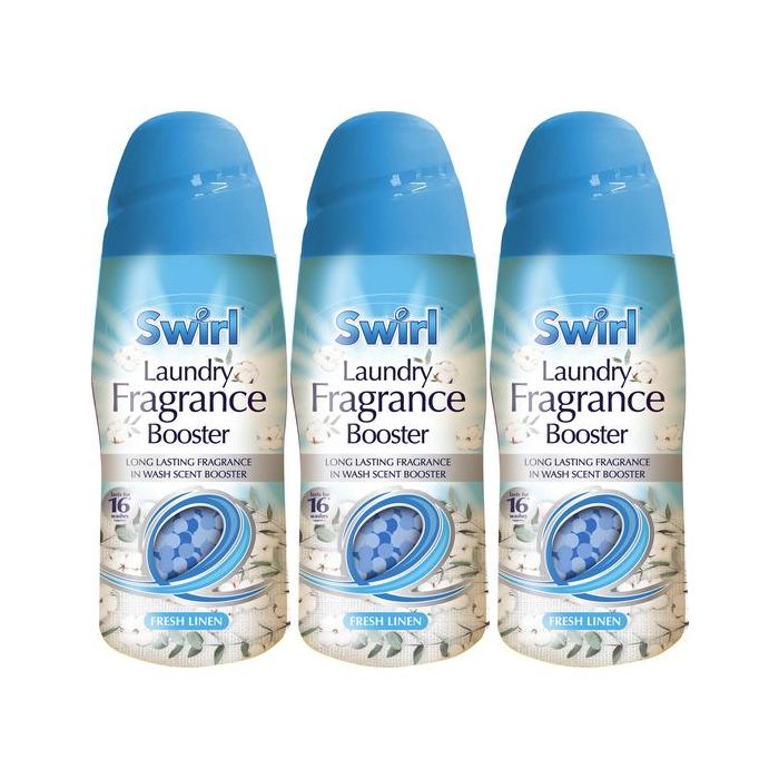 Swirl Laundry Fragrance Booster Fresh Linen 350g - Pack of 3