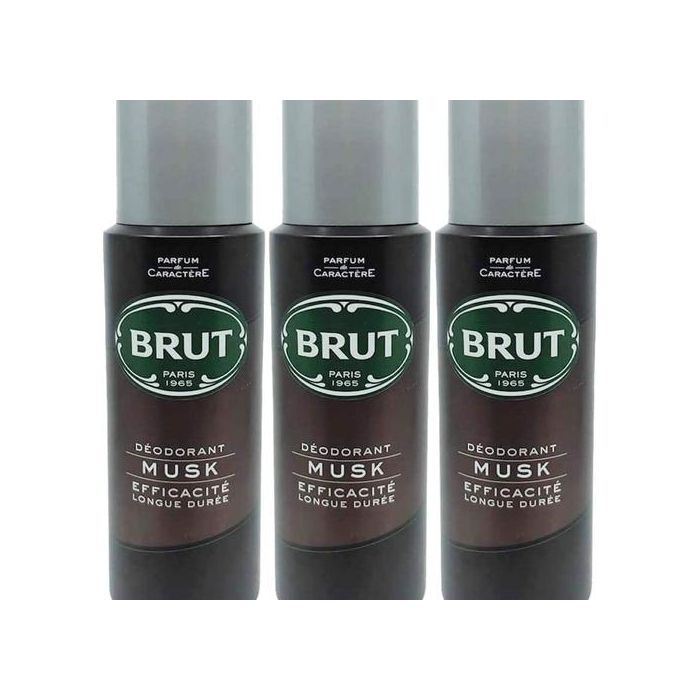 Brut Deodorant Musk for Men 200ml - Pack of 3