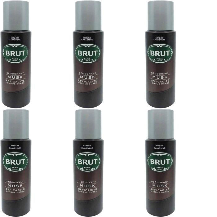 Brut Deodorant Musk for Men 200ml - Pack of 6