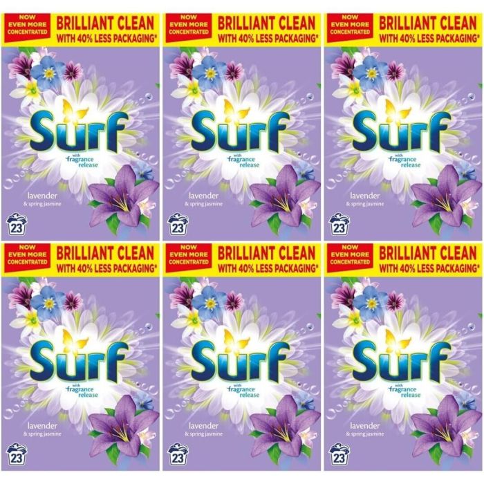 Surf Washing Powder Lavender & Spring Jasmin 1150gm - Pack of 6