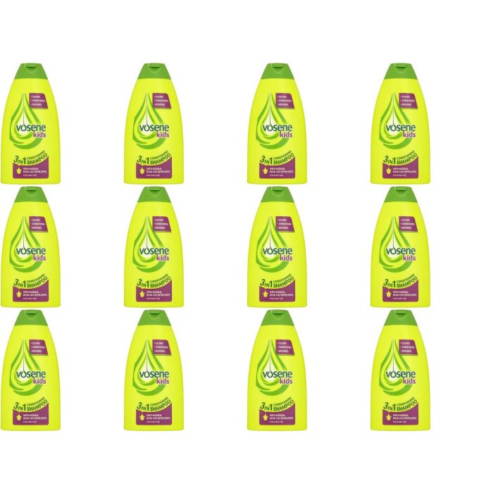 Vosene Kids 3in1 Conditioning Shampoo with Head Lice Repellent 250ml - Pack of 12