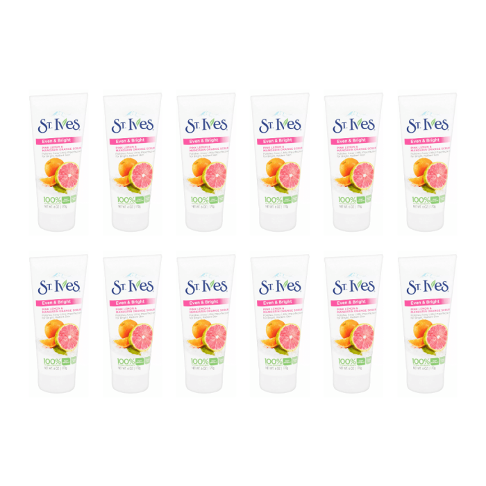 St. Ives Radiant Skin Scrub Pink Lemon Mandarin Orange 150ML
