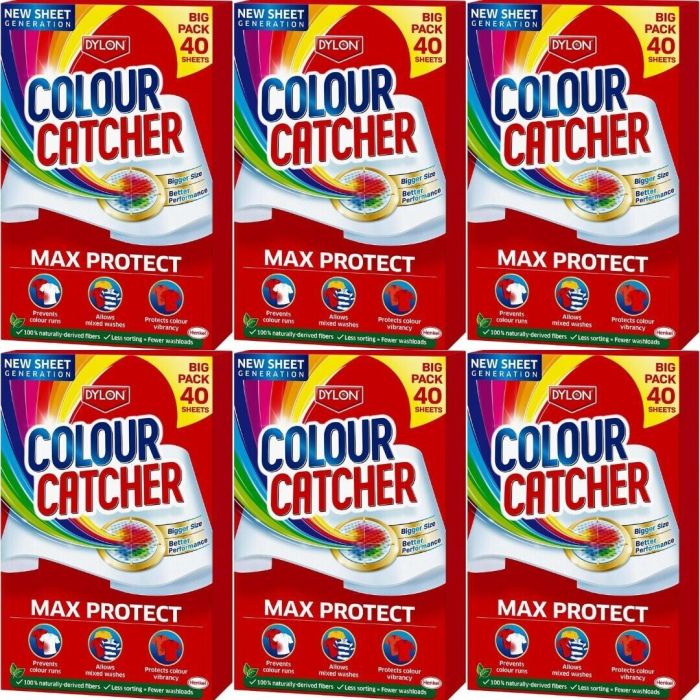 Dylon Max Protect Colour Catcher Sheets 40 Sheets - Pack of 6