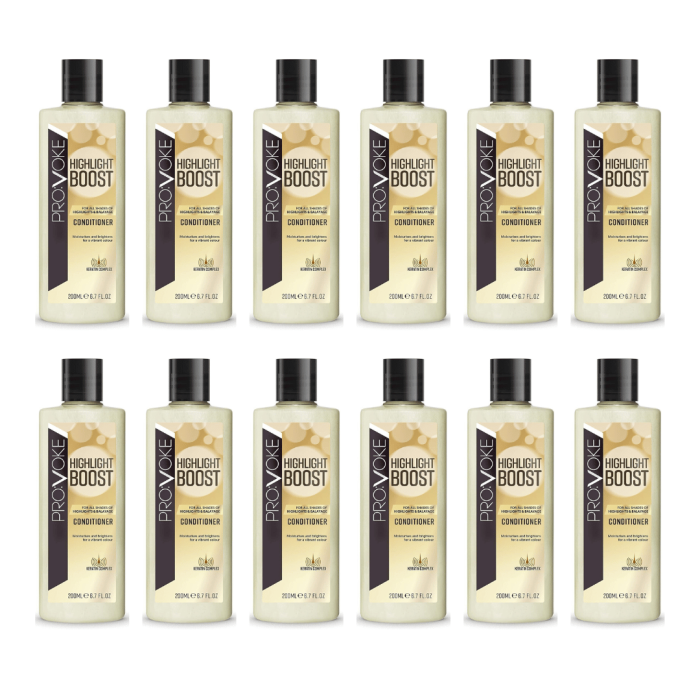 Provoke Highlight Boost Conditioner Keratin Complex 200ml - Pack of 12